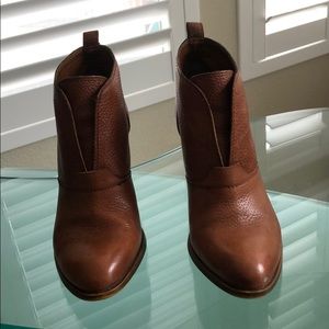 Lucky Brand Tan Leather Ankle Boot/Booties Size 10